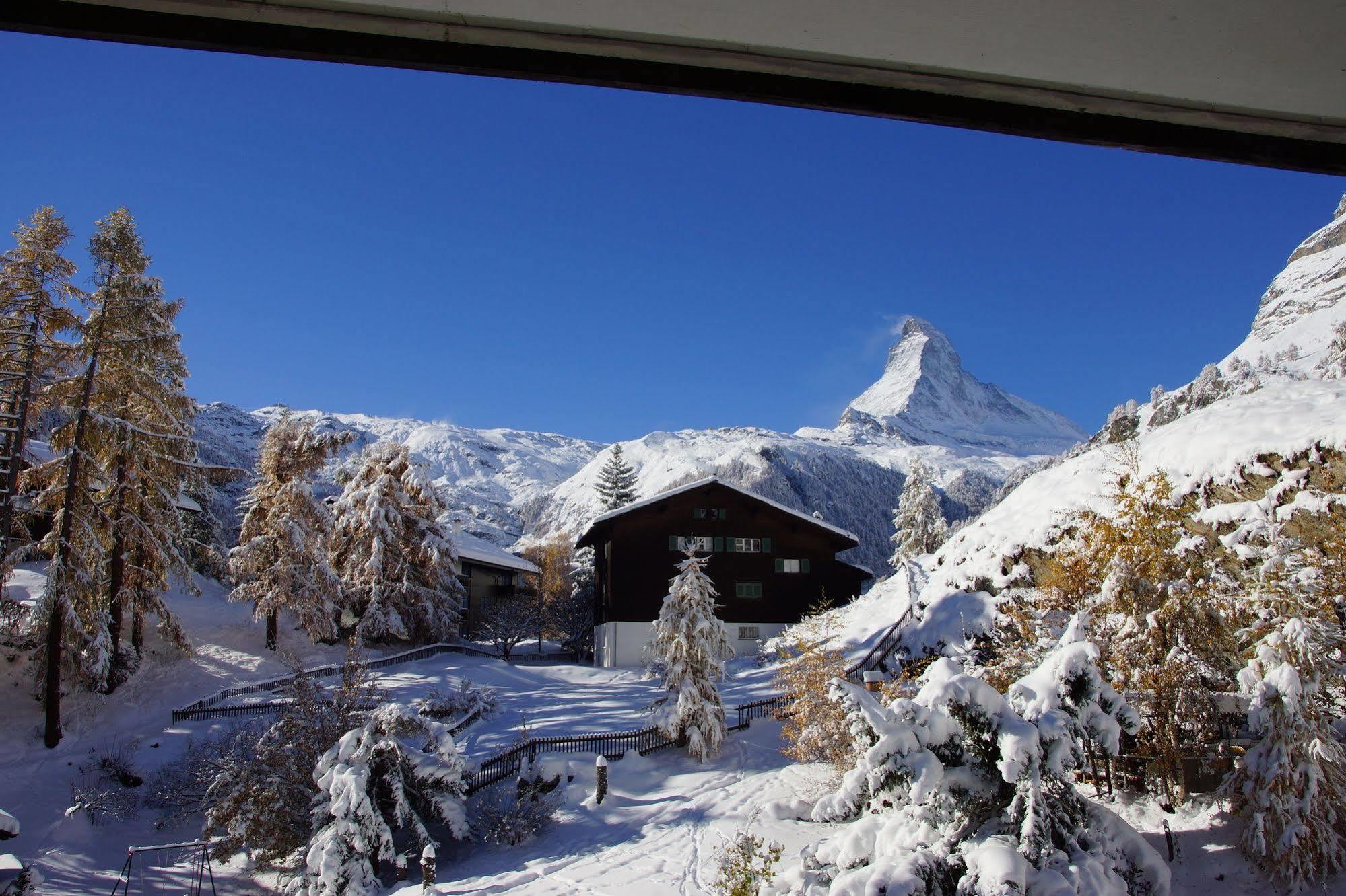 Appartements Zermatt Paradies Buitenkant foto